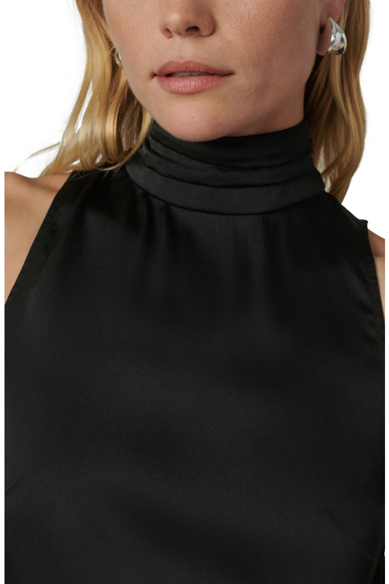 Satin Halter Top, Alternate, color, BLACK