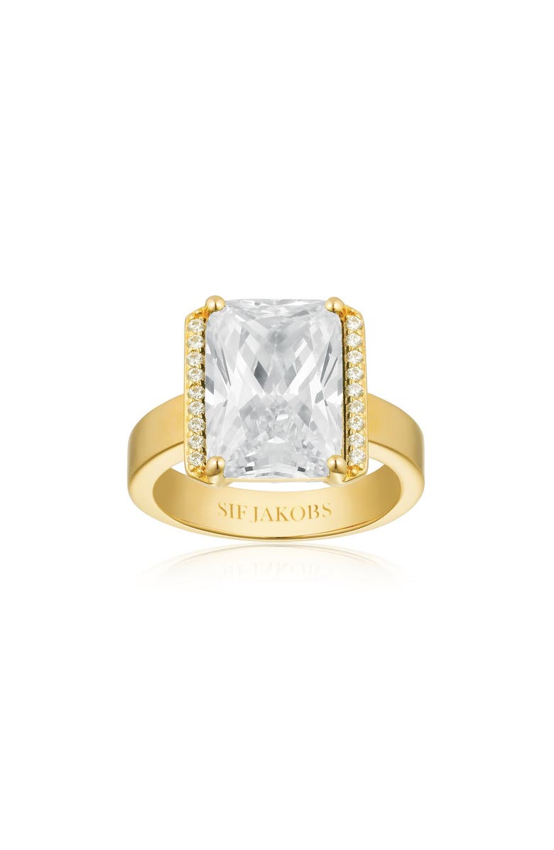 Sif Jakobs Jewellery Ring Roccanova Altro Grande, Main, color, 18K Gold Plated