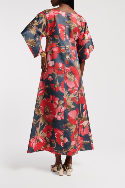 Frances Valentine Spinnaker Maxi Dress In Red