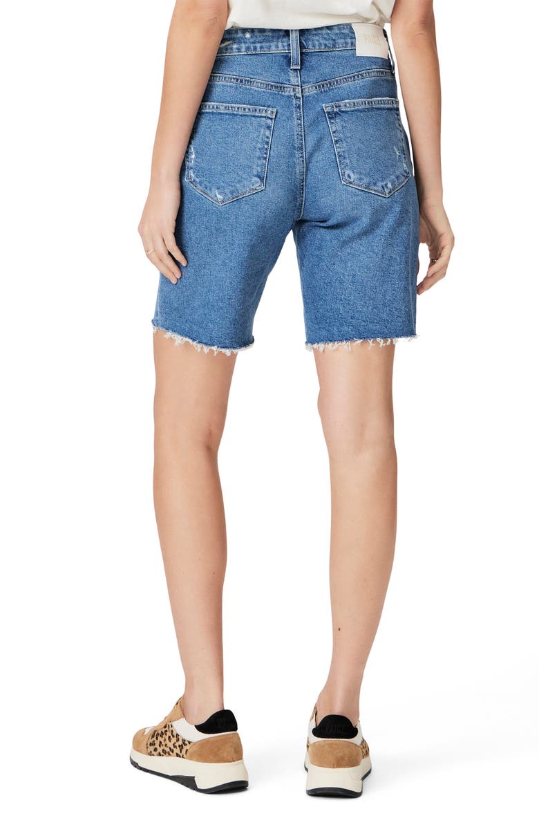 PAIGE Sammy Raw Hem Denim Shorts, Alternate, color,