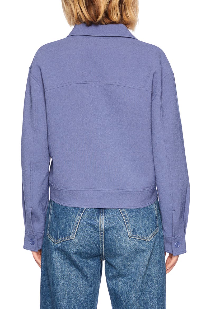 Pebble Weave Button-Up Jacket, Alternate, color, MEDITERRANEAN