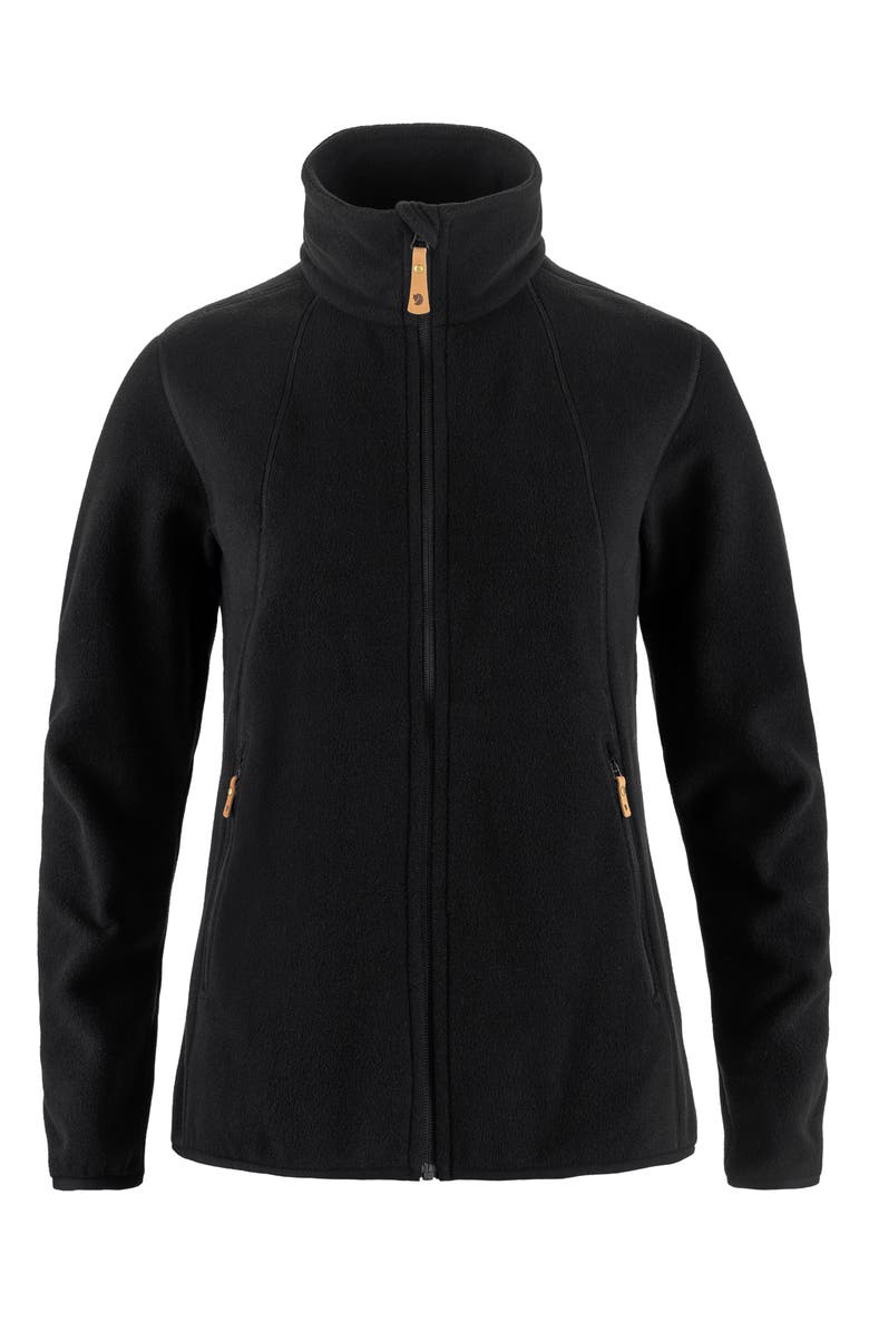 Fjällräven Women's Stina Fleece Jacket, Main, color, Black