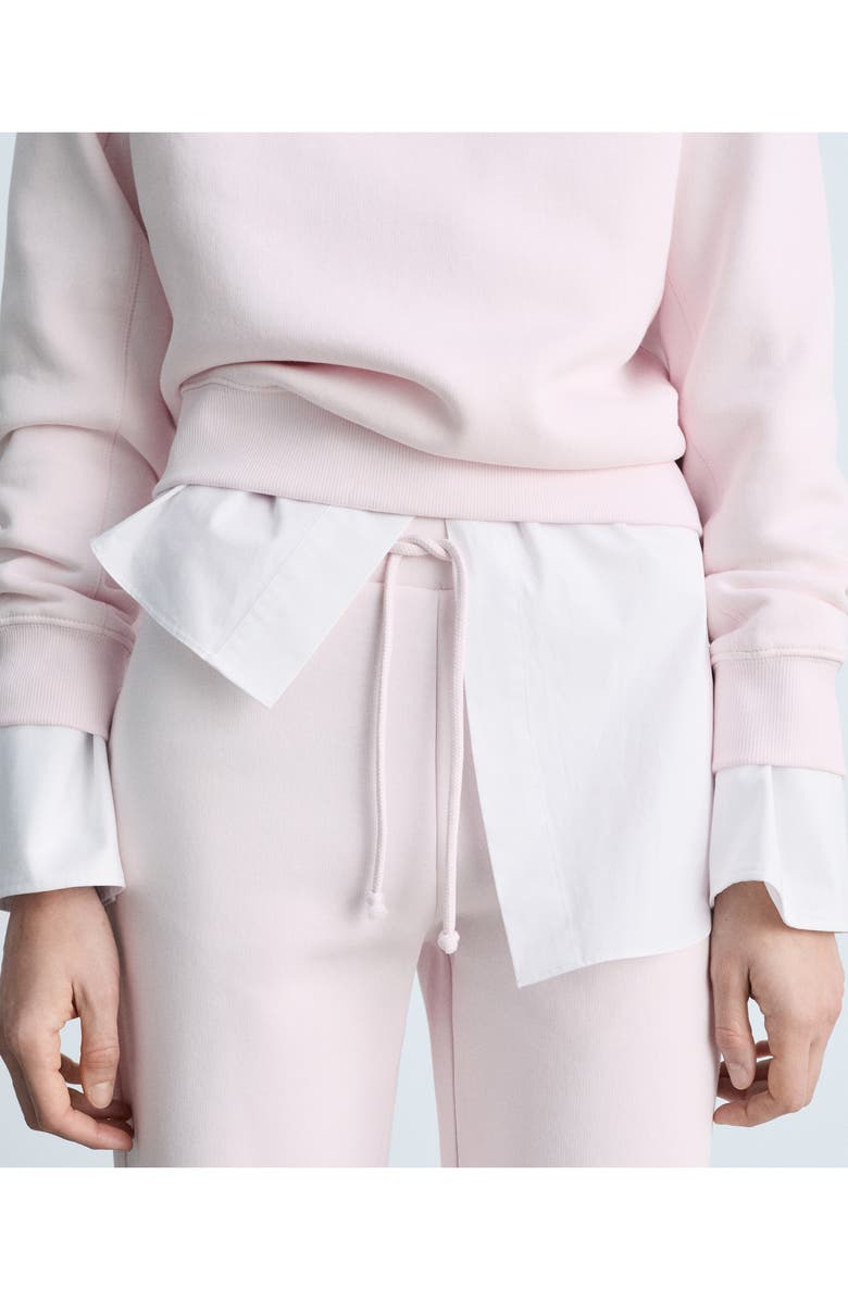 MANGO Wide Leg Cotton Blend Joggers, Alternate, color, 