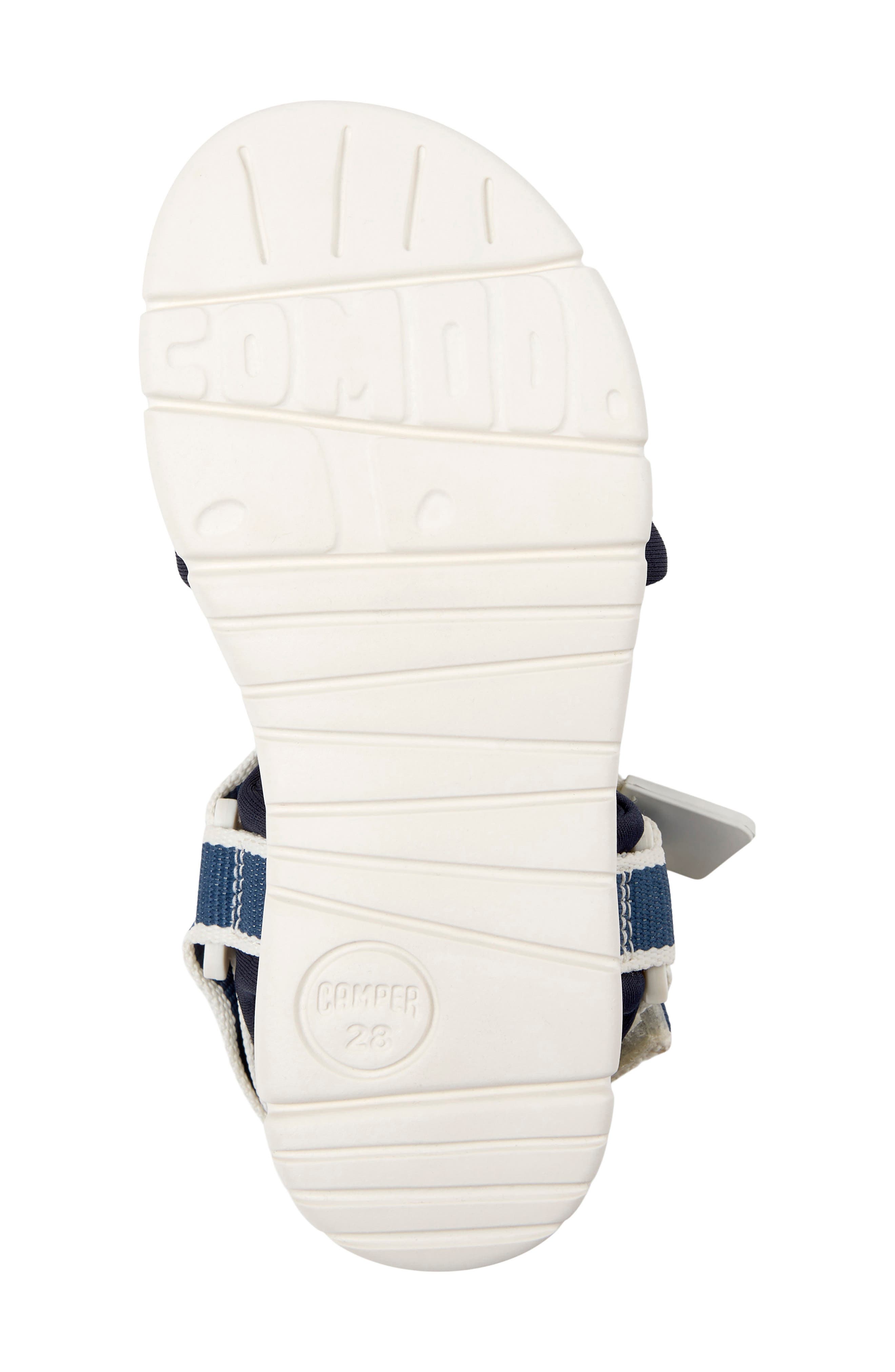 Camper Kids' Oruga Fisherman Sandal, Alternate, color, Blue Multi