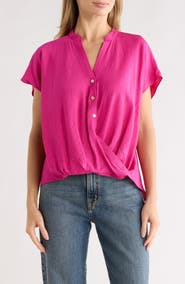 CHENAULT Cap Sleeve Top