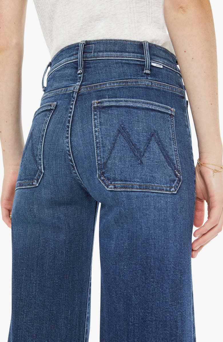MOTHER Hustler Roller Patch Flare Leg Jeans, Alternate, color, One Last Shot