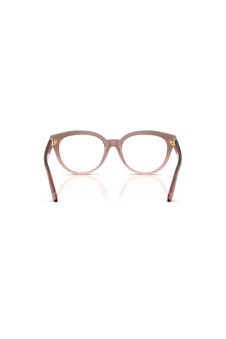 53mm Round optical glasses, Alternate, color, Brown
