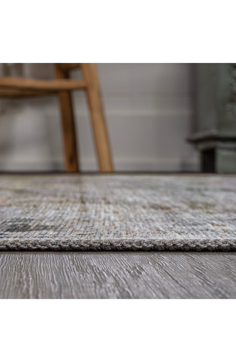 JONATHAN Y Alanya Ornate Medallion Machine-Washable Area Rug, Alternate, color, Gray/Mustard