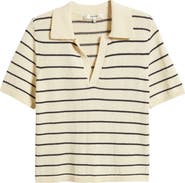 FRAME The Stripe Polo Top