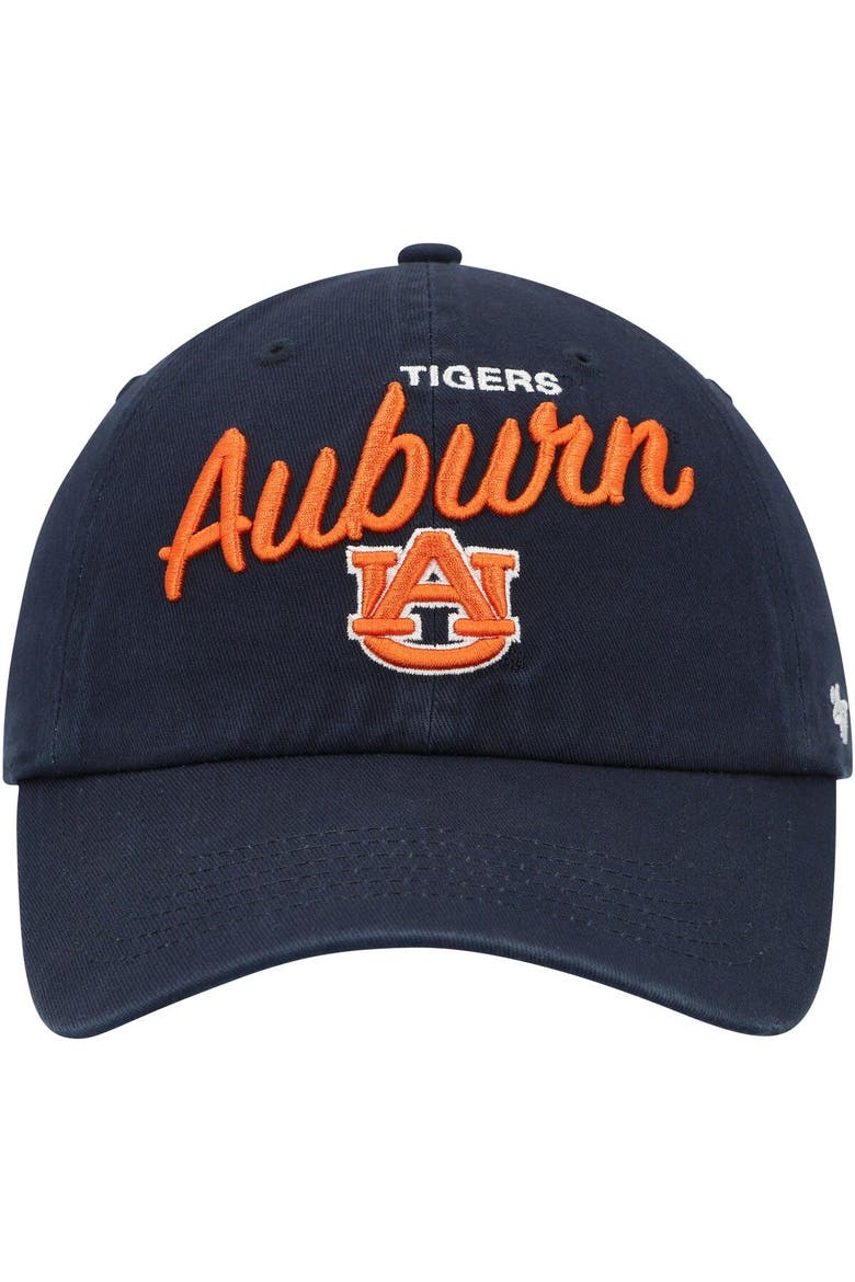 Women's '47 Navy Auburn Tigers Phoebe Clean Up Adjustable Hat, Alternate, color, Navy
