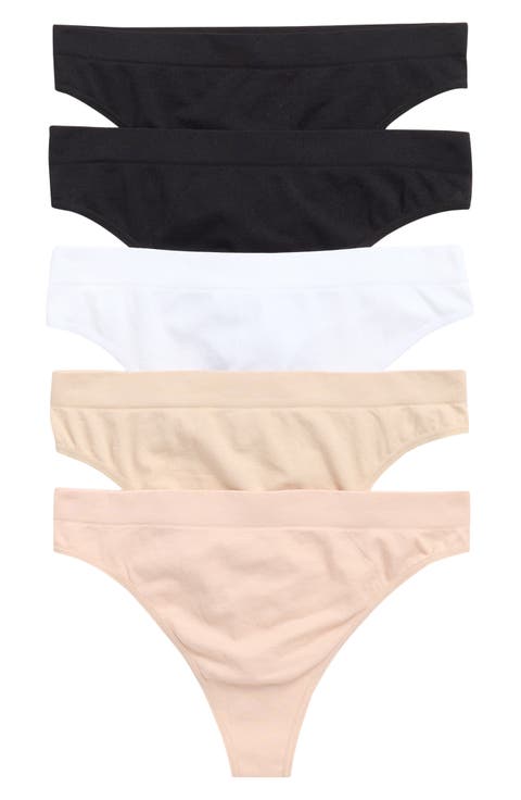 5-Pack Everyday Seamless Thongs