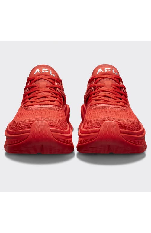 Apl Athletic Propulsion Labs Apl Hyspeed Sneakers In Red/metallic Silver