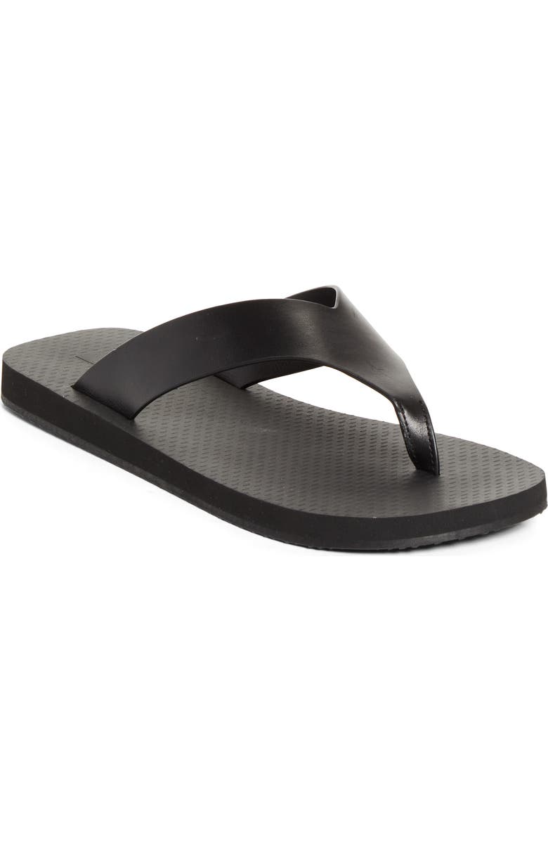 The Row Dune Classic Ginza Flip Flop, Main, color, Black