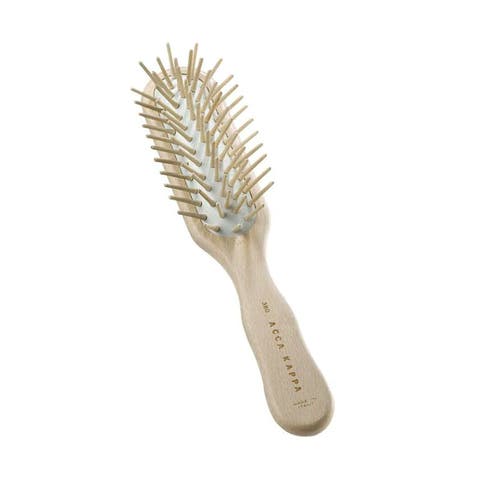 Pneumatic Beech Wood Rectangular Brush with Wooden Pins