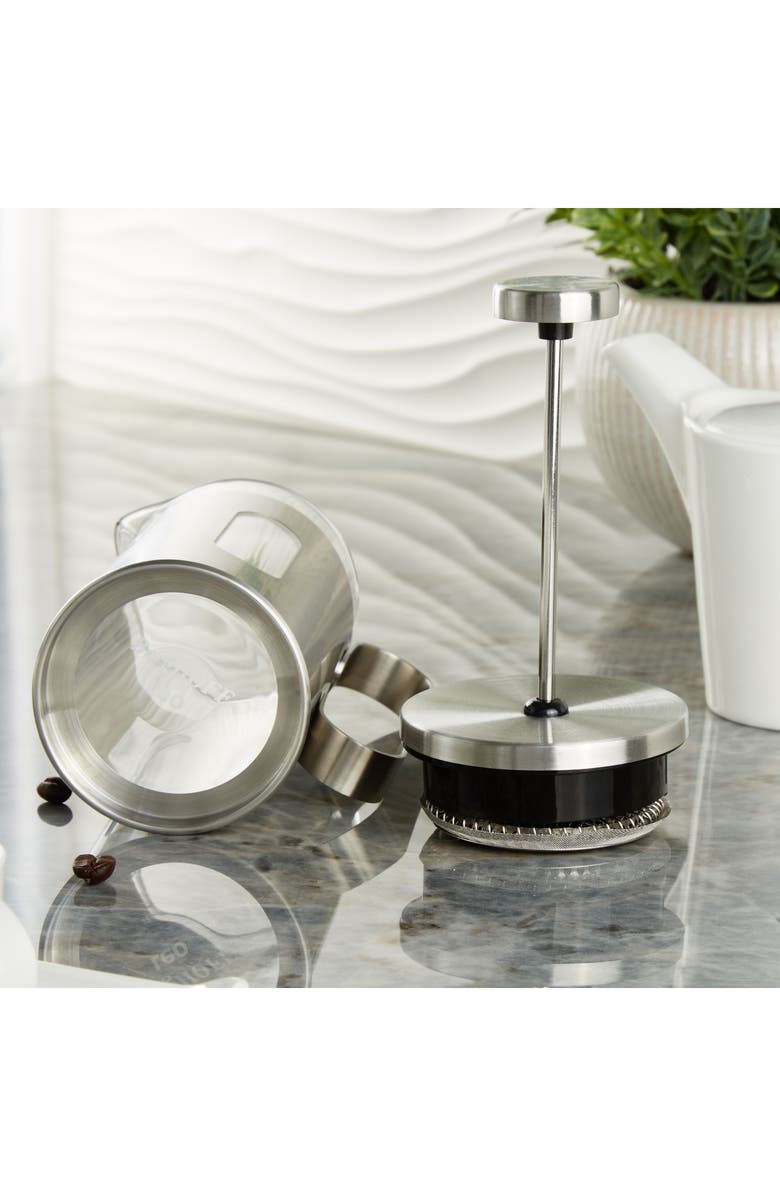 BergHOFF Leo Maestro 12-Ounce Stainless Steel French Press, Alternate, color, 