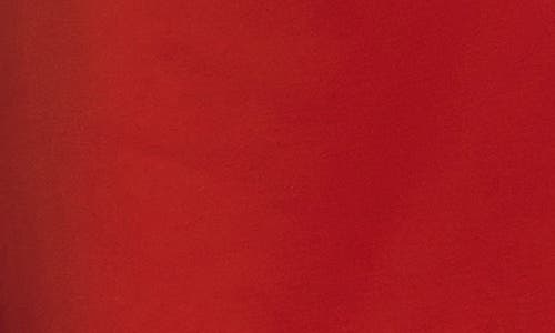 Significant Other Becca One-shoulder Satin Cocktail Minidress In Chilli