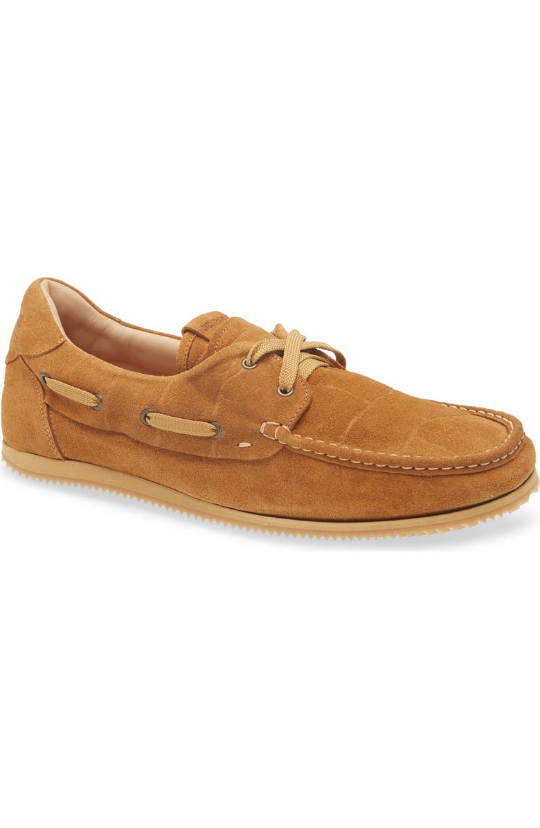 Jacquemus The Batto Boat Shoe, Main, color, Camel 830