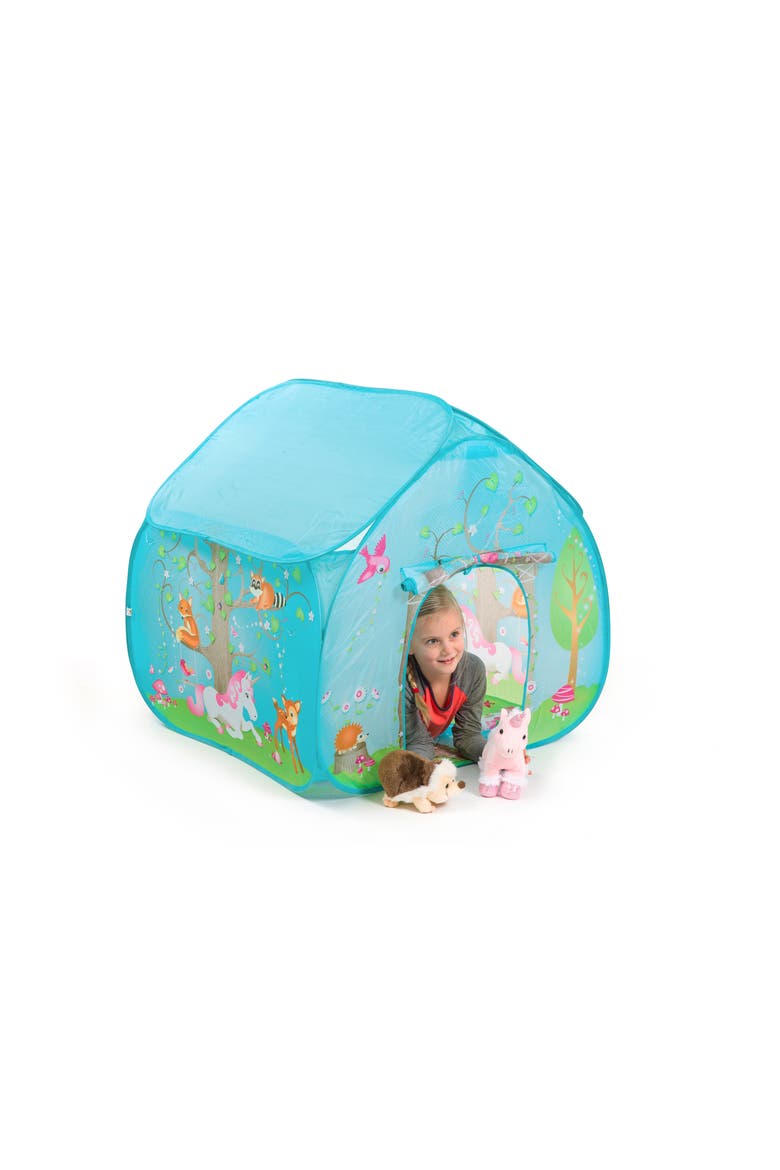 Enchanted Forest Play Tent, Blue, Alternate, color, Multicolored