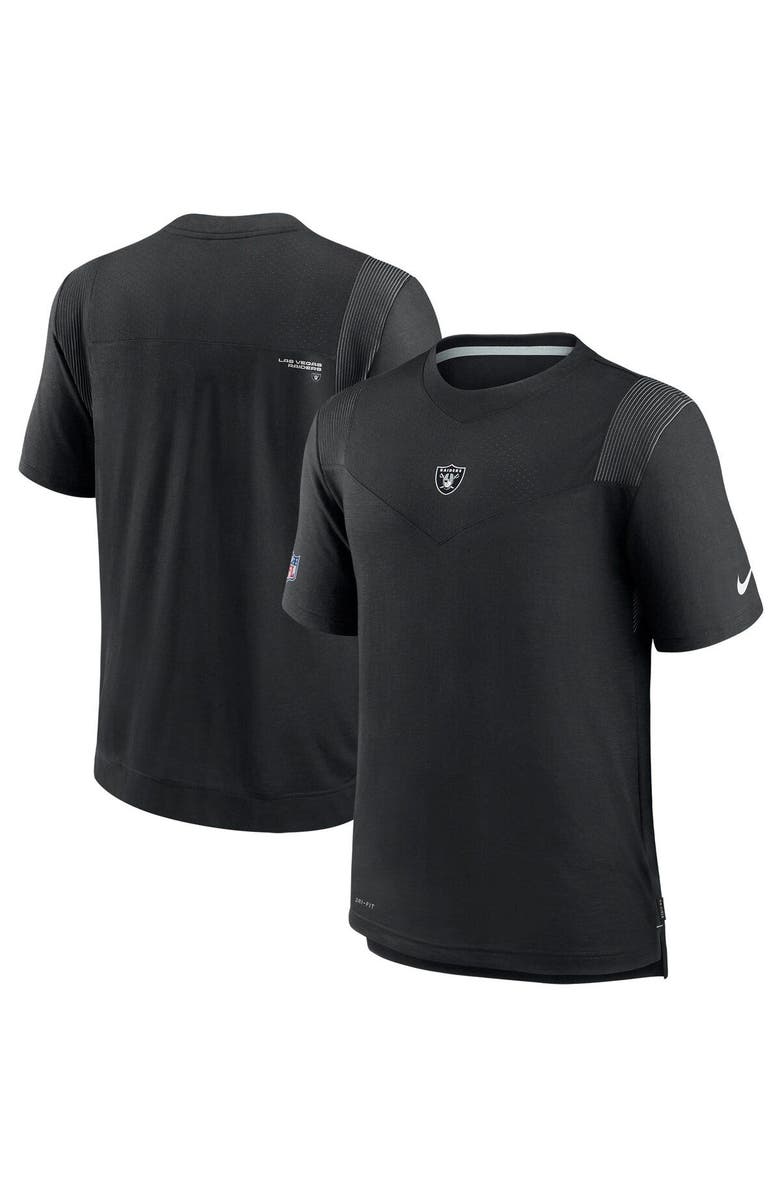 Nike Men's Nike Black Las Vegas Raiders Sideline Player UV Performance T-Shirt, Main, color, 