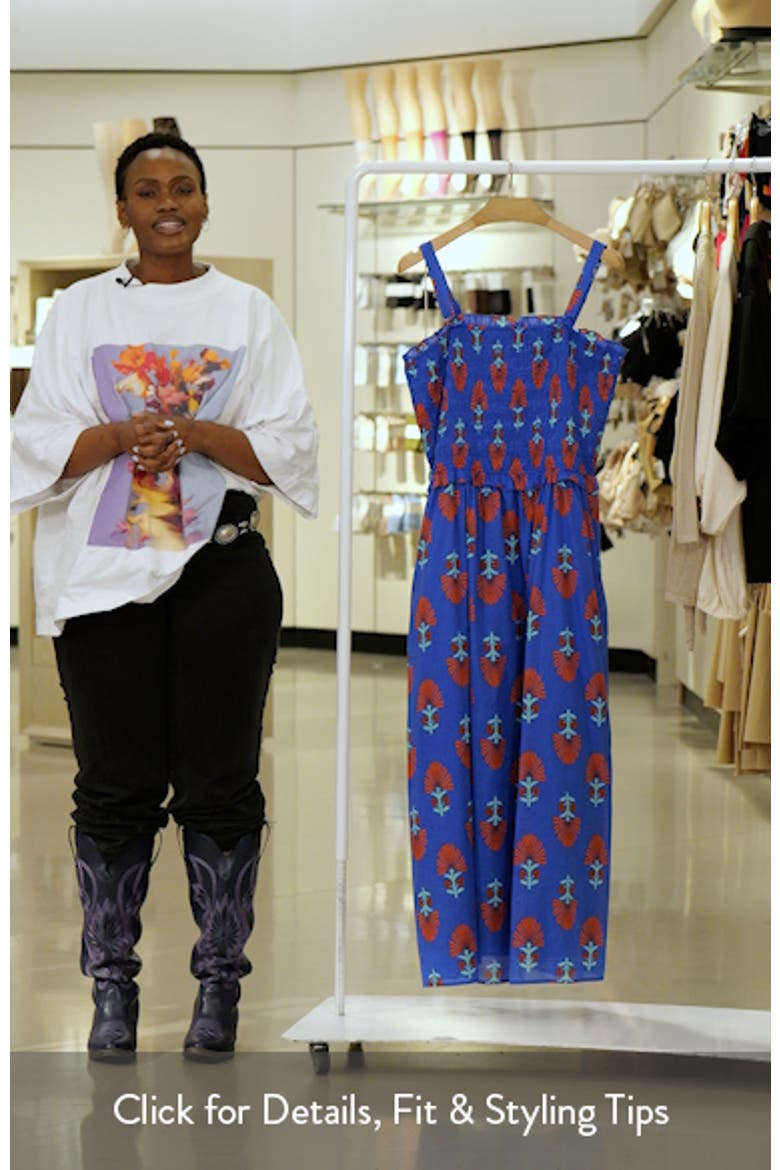 Lucinda Floral Print Sleeveless Maxi Dress video