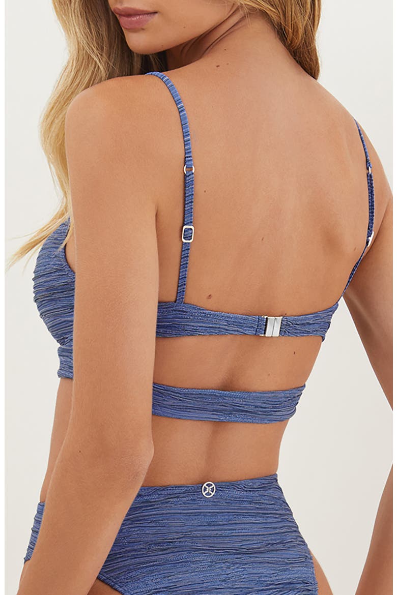 Spencer Selena Bikini Top, Alternate, color, BLUE