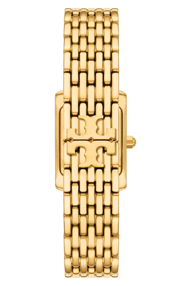 The Small Eleanor Bracelet Watch, 19mm x 28mm, Alternate, color, GOLD