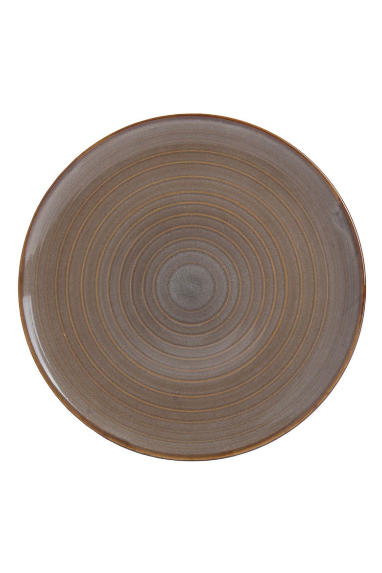 Dreamweaver 16-Piece Double Bowl Dinnerware Set, Service for 4, Alternate, color, Brown
