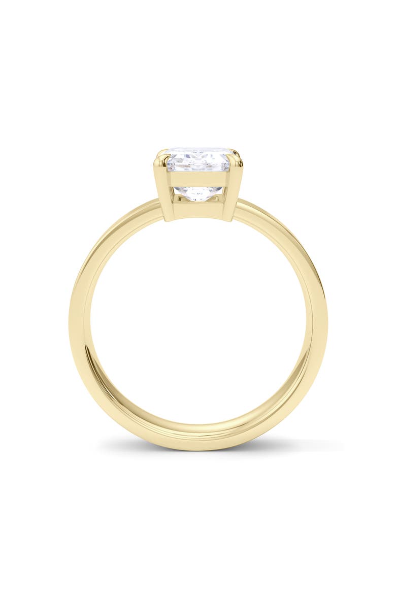 Emerald Cut Cigar Lab Created Diamond Ring, Alternate, color, 2.00CTW 18K YELLOW GOLD