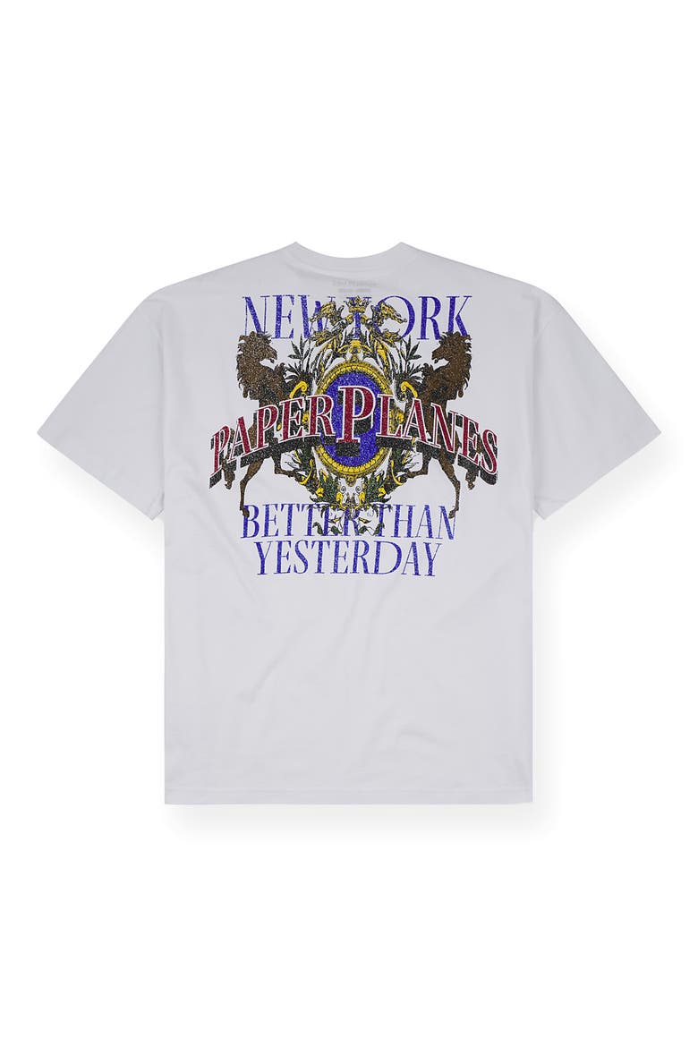 Planes Crest Cotton Graphic T-Shirt, Alternate, color, WHITE