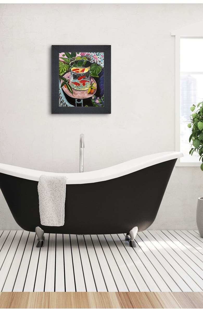 OVERSTOCK ART The Gold Fish - Framed Oil Reproduction of an Original Painting by Henri Matisse, Alternate, color, 