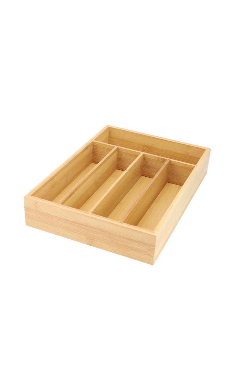 Megachef Wood Sectional Drawer Organizer, Main, color, Bamboo