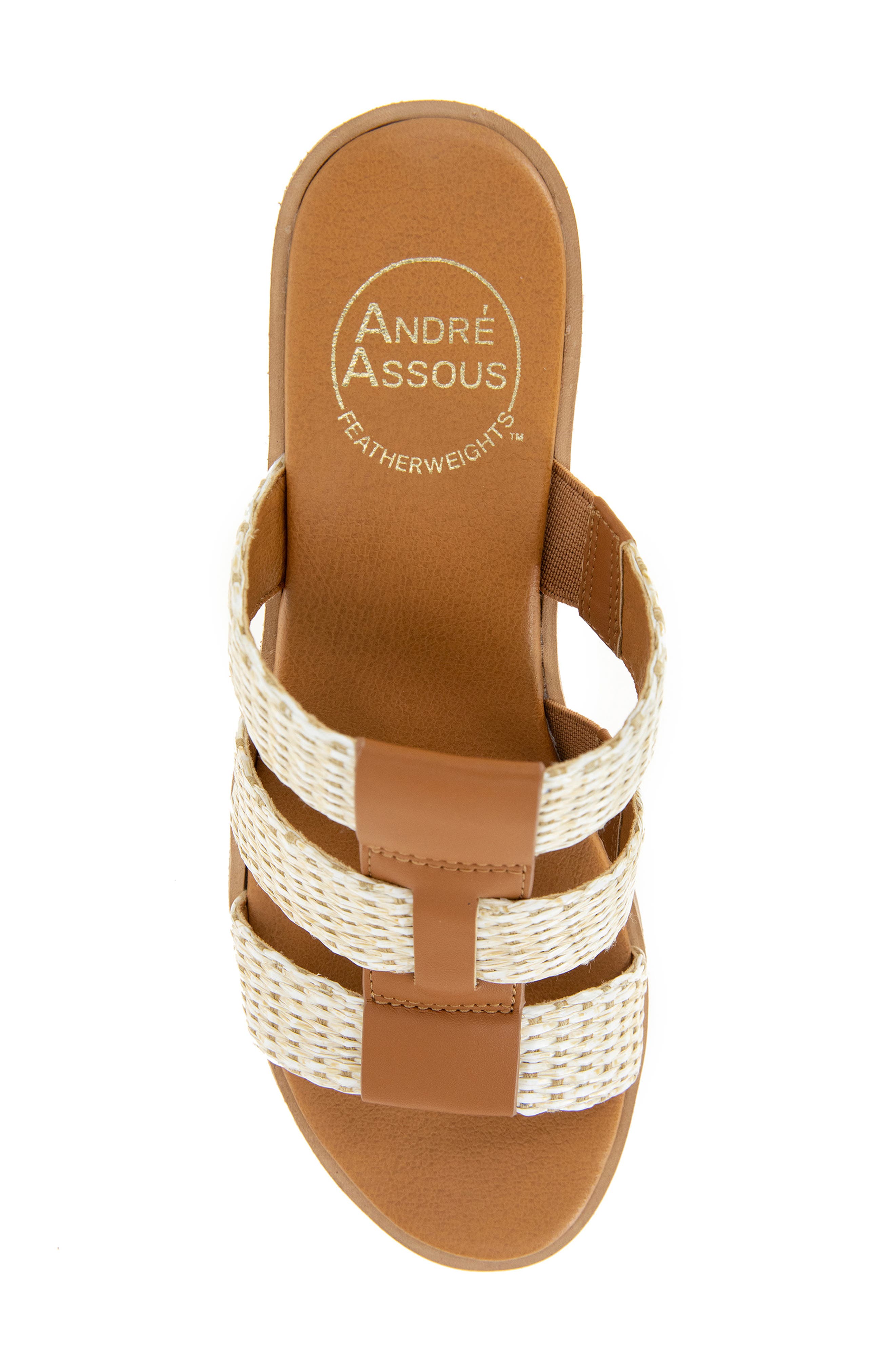 André Assous Bentley Wedge Sandal, Alternate, color, 