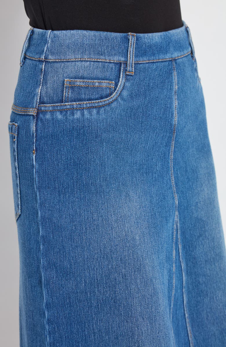 Lysse 'Lyssentials Bella Denim Skirt, Alternate, color, Mid Wash