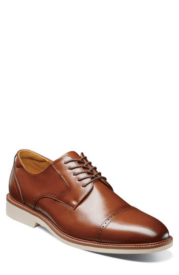 Stacy Adams Vogel Cap Toe Derby in Cognac at Nordstrom Rack, Size 9