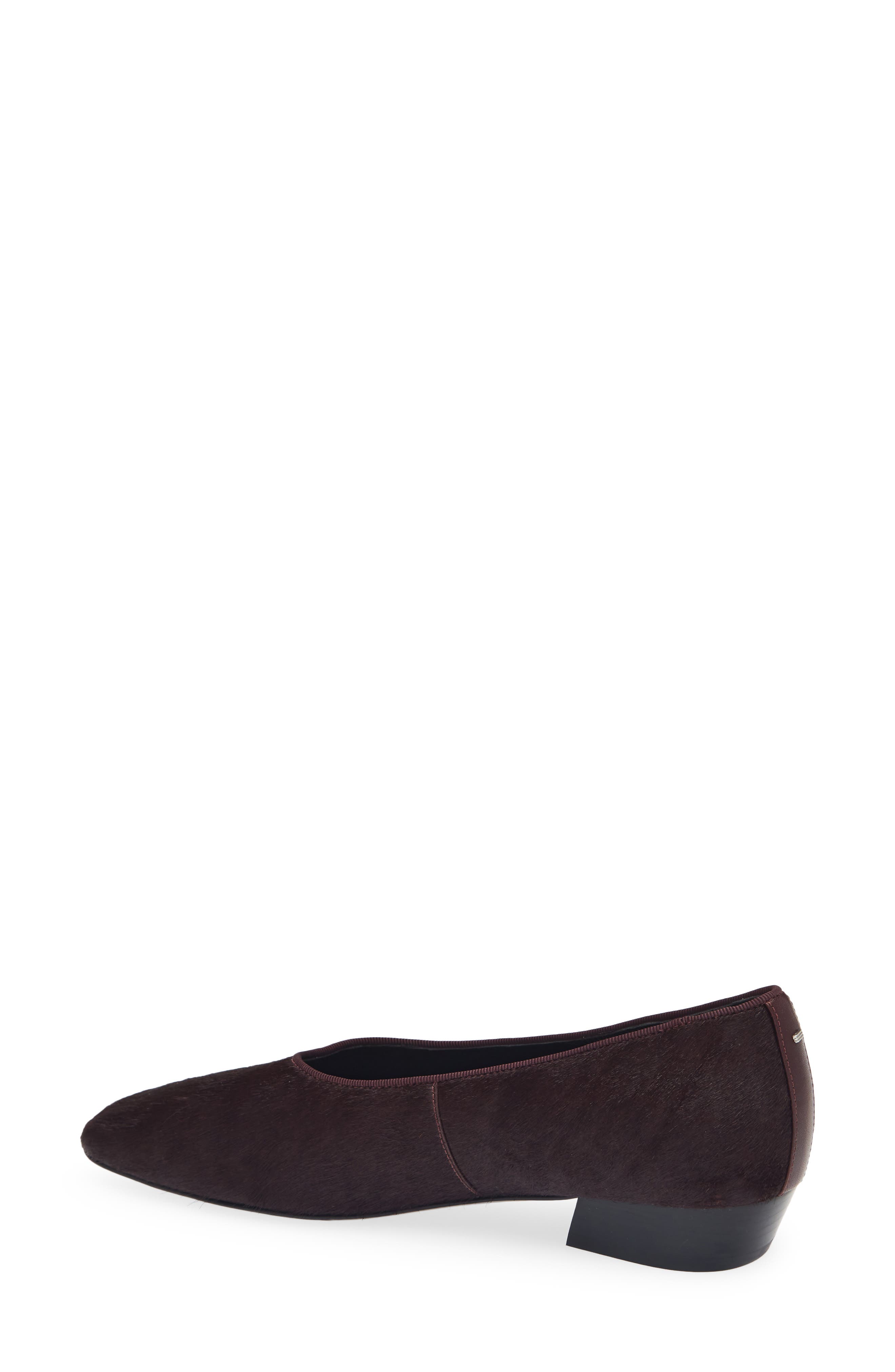Poppi Genuine Calf Hair Ballet Pump, Alternate, color, BDYHC