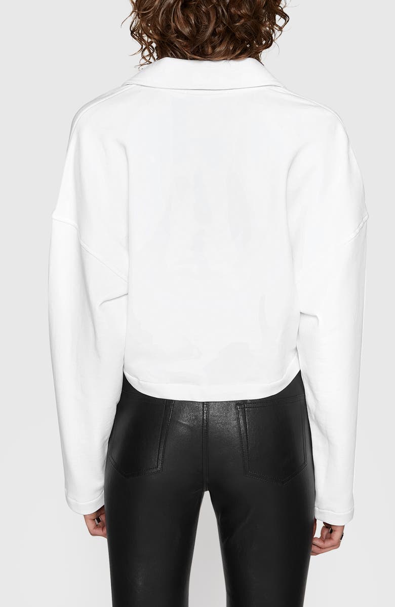 Rebecca Minkoff Park V-Neck Rugby Shirt, Alternate, color, 