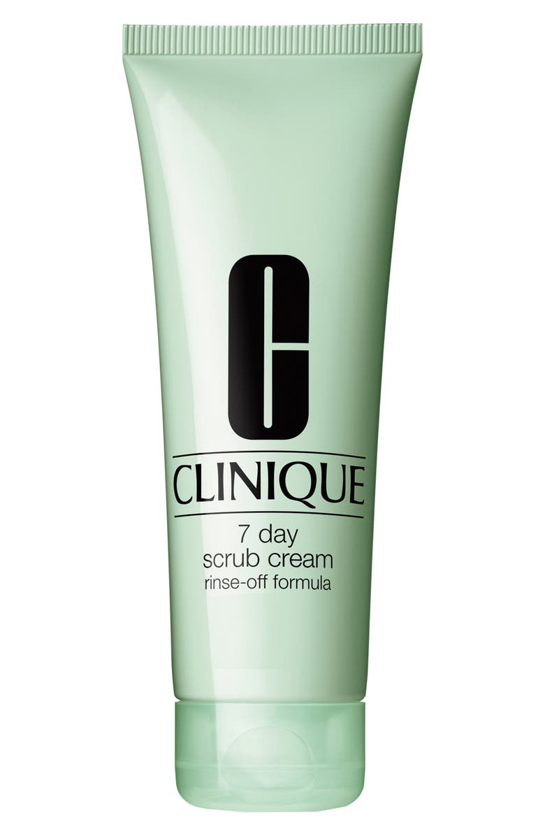 Clinique 7 Day Face Scrub Cream Rinse-Off Formula, Main, color,