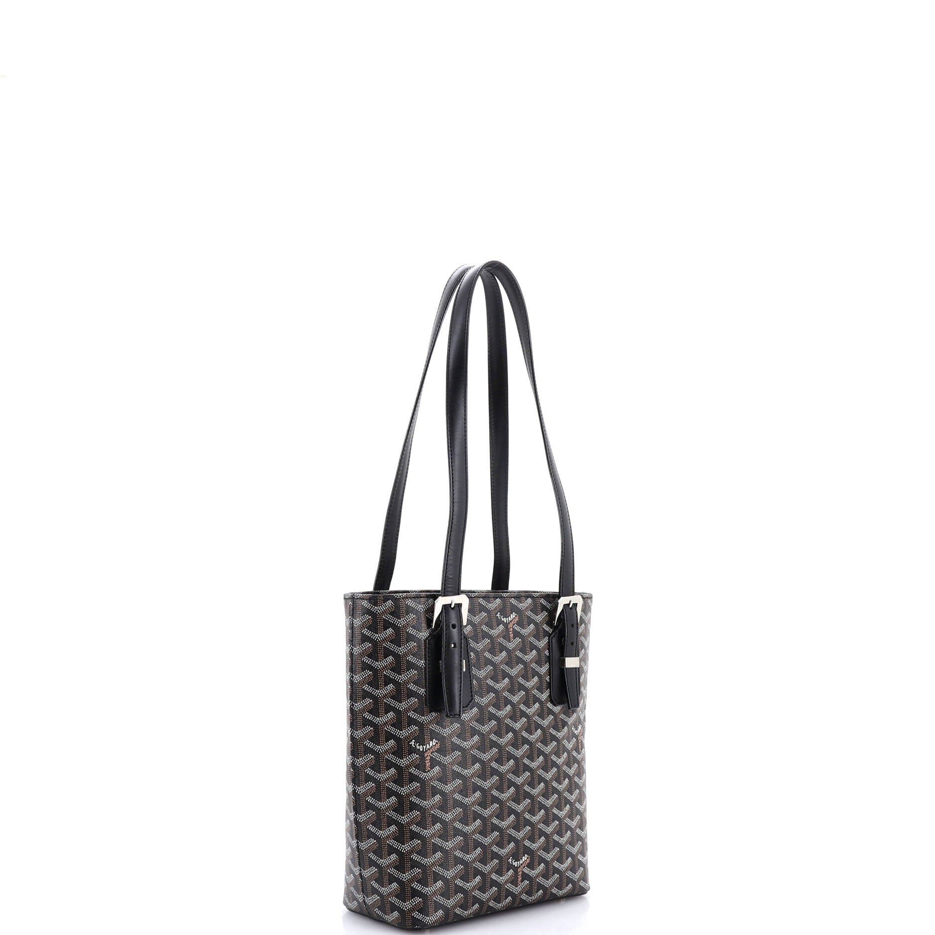 Pre-Owned Goyard Marie Galante Bag Coated Canvas PM, Alternate, color, Black