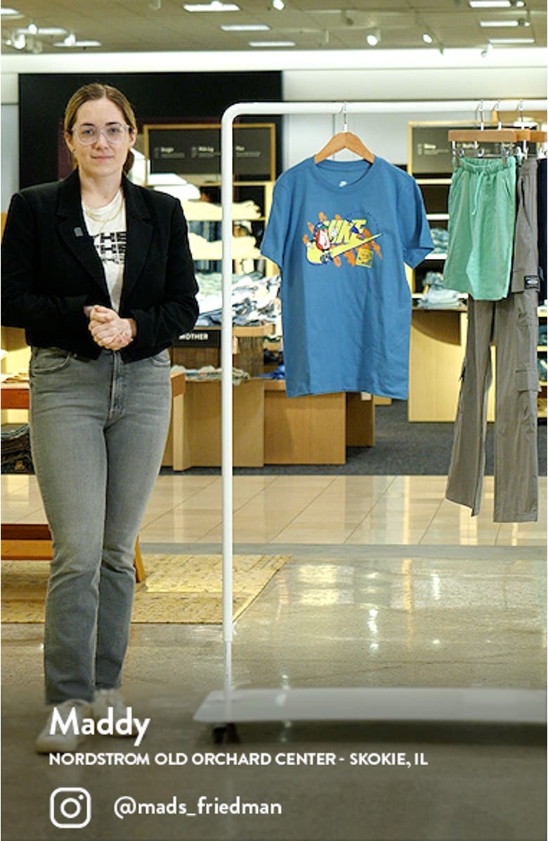 Kids' Sportswear Boxy Swoosh Graphic T-Shirt, sales video thumbnail