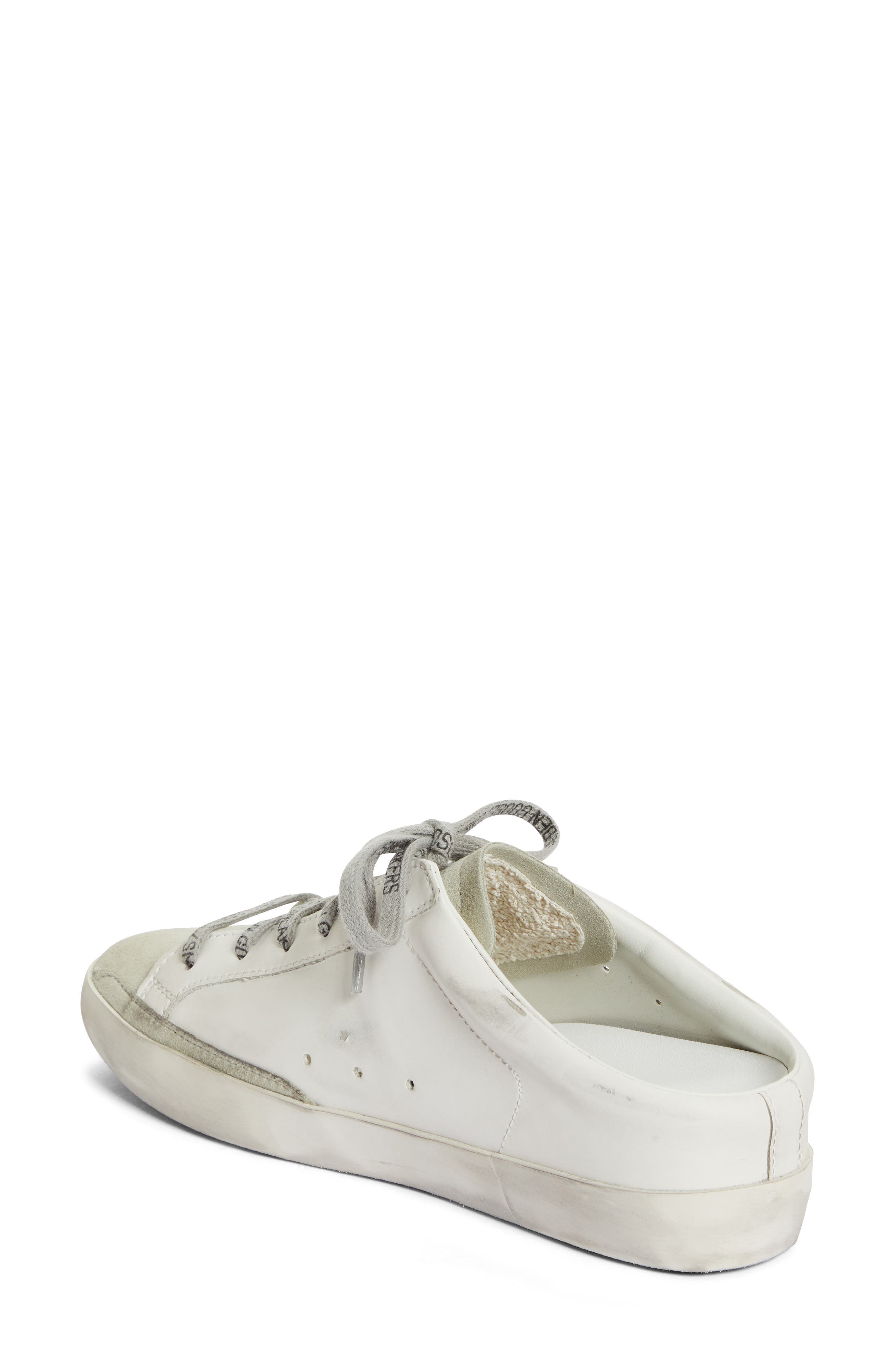 Golden Goose Super-Star Sabot Mule Sneaker, Alternate, color, White/ Pink