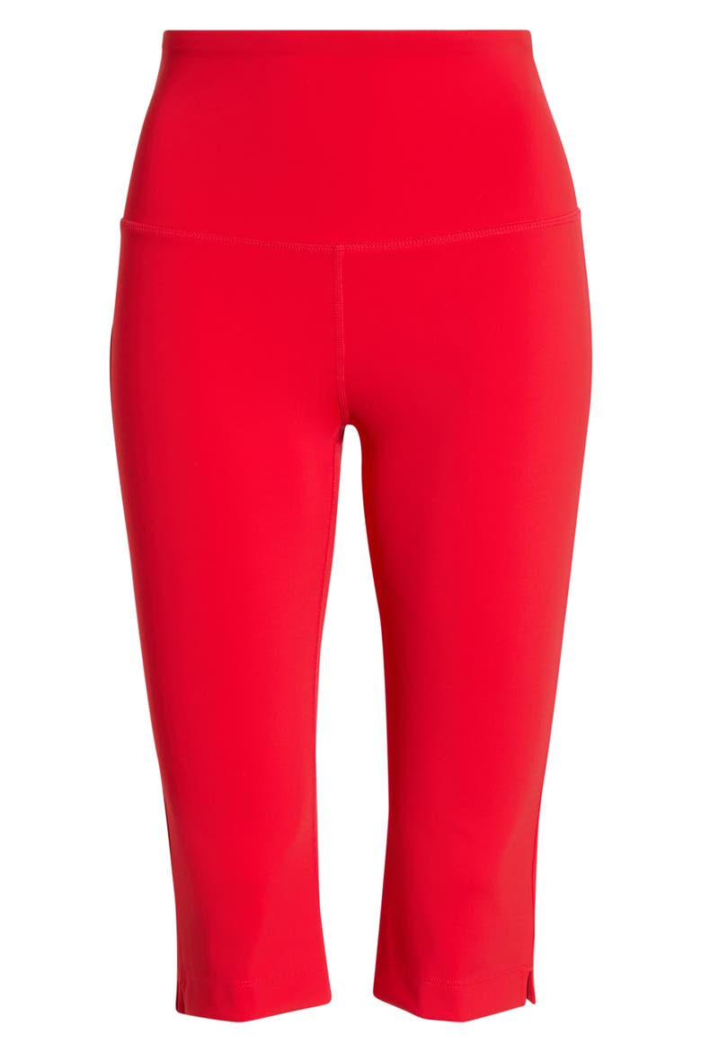Sculpt Capri Leggings, Alternate, color, GOJI BERRY