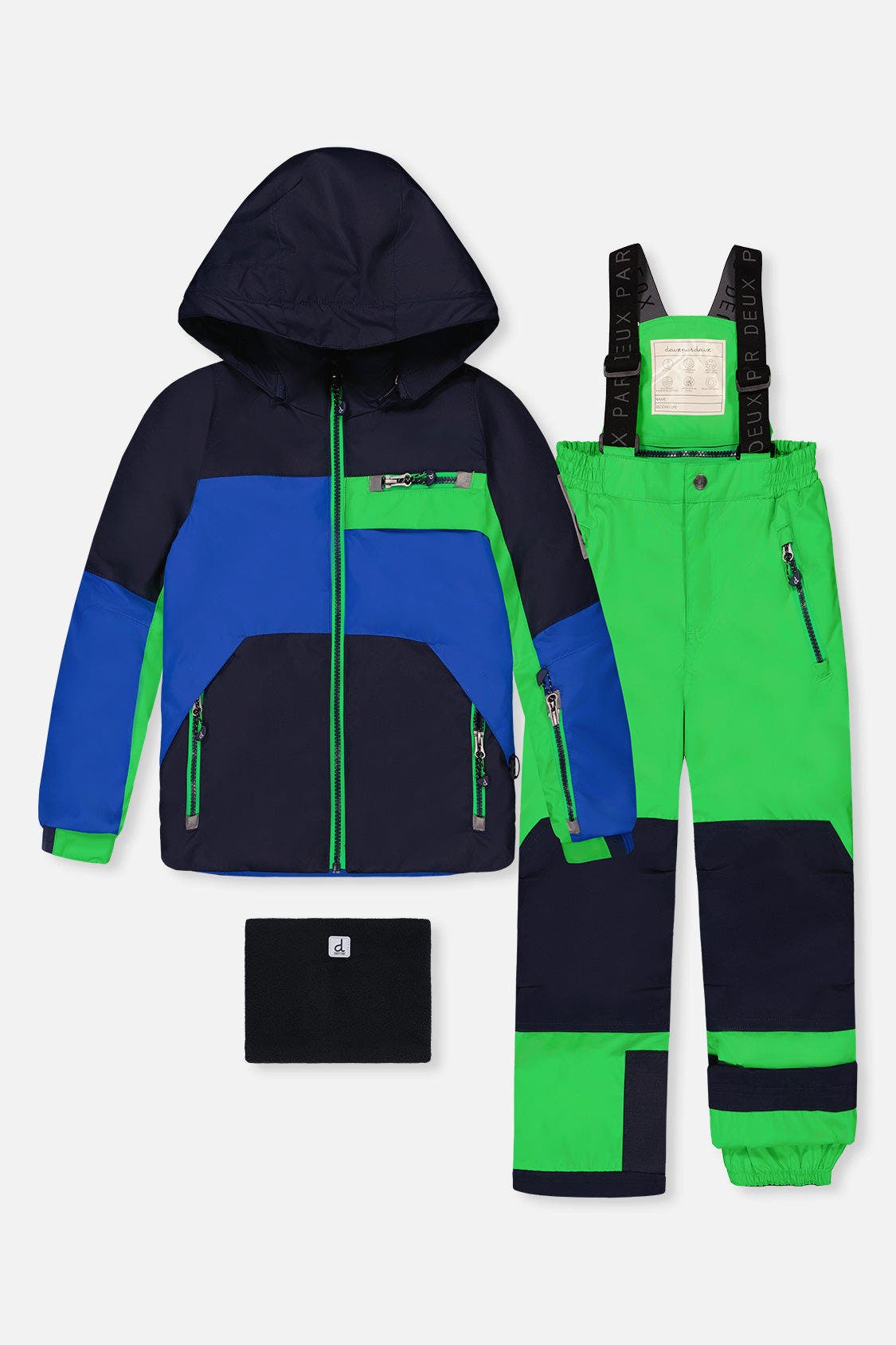 selected Royal Blue and Green