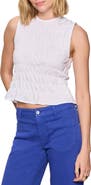 Sanctuary Better Together Smocked Sleeveless Top