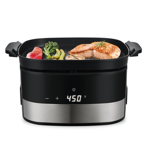 Salton Flip And Cook Air Fryer In Black