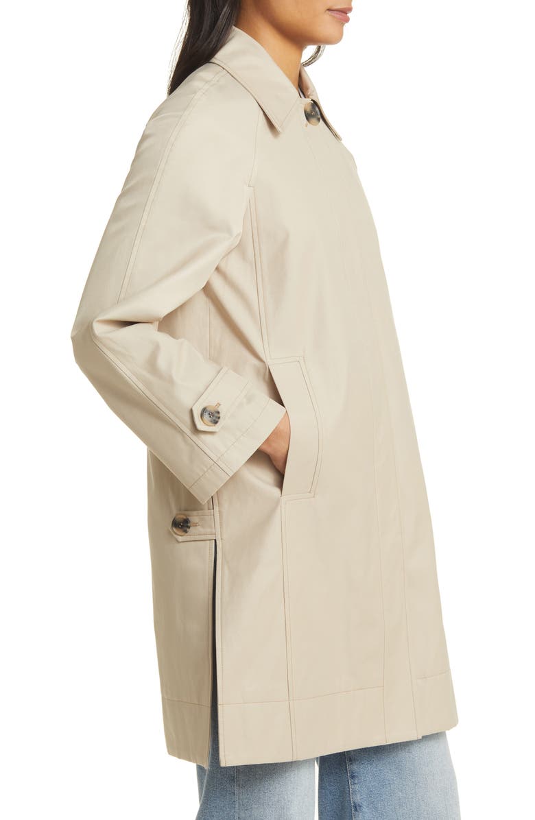 Sam Edelman Mac Single Breasted Coat, Alternate, color, Birch