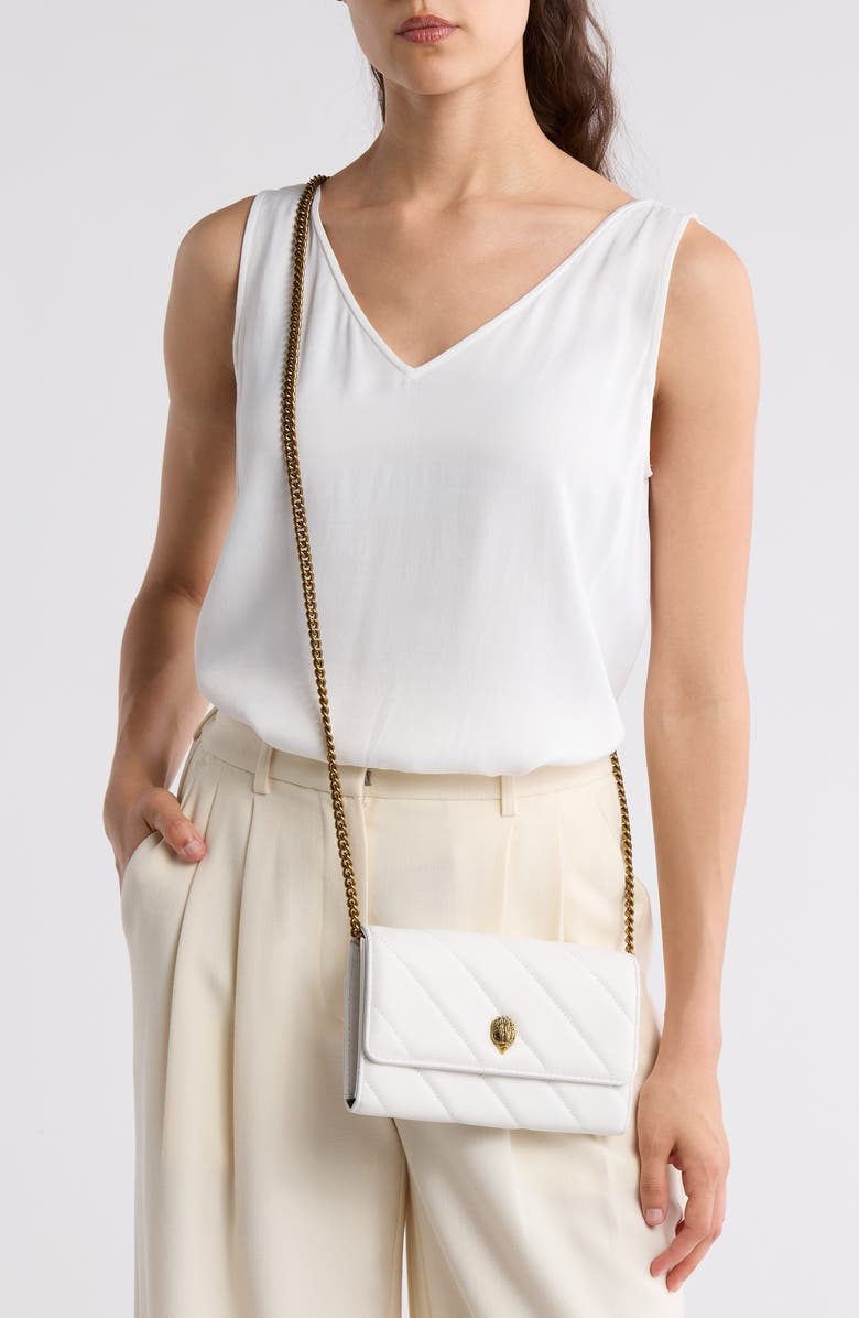 Kurt Geiger London Soho Chain Wallet Crossbody Clutch, Alternate, color,