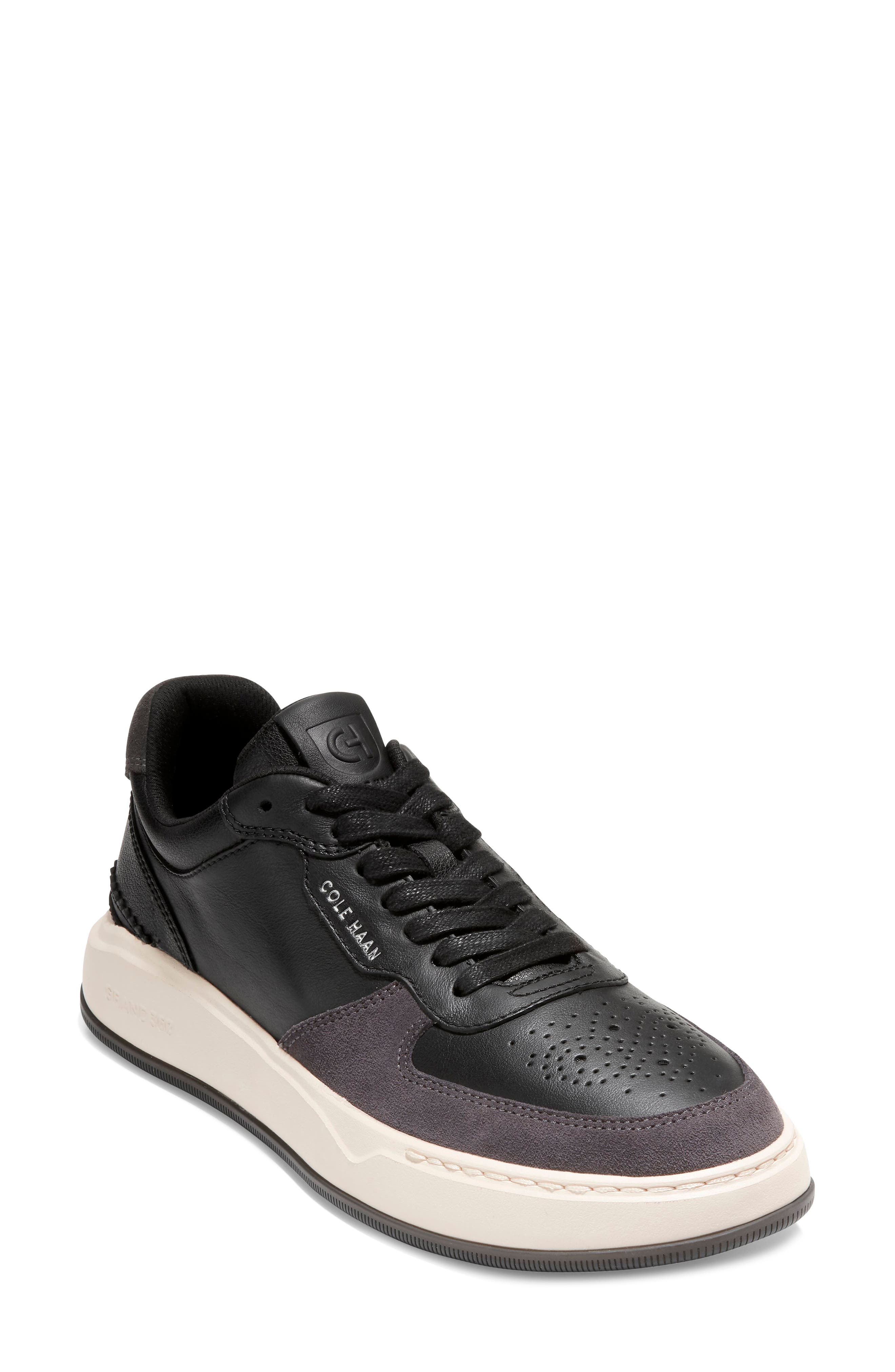 GrandPro Crossover Sneaker, Main, color, BLACK LEATHER