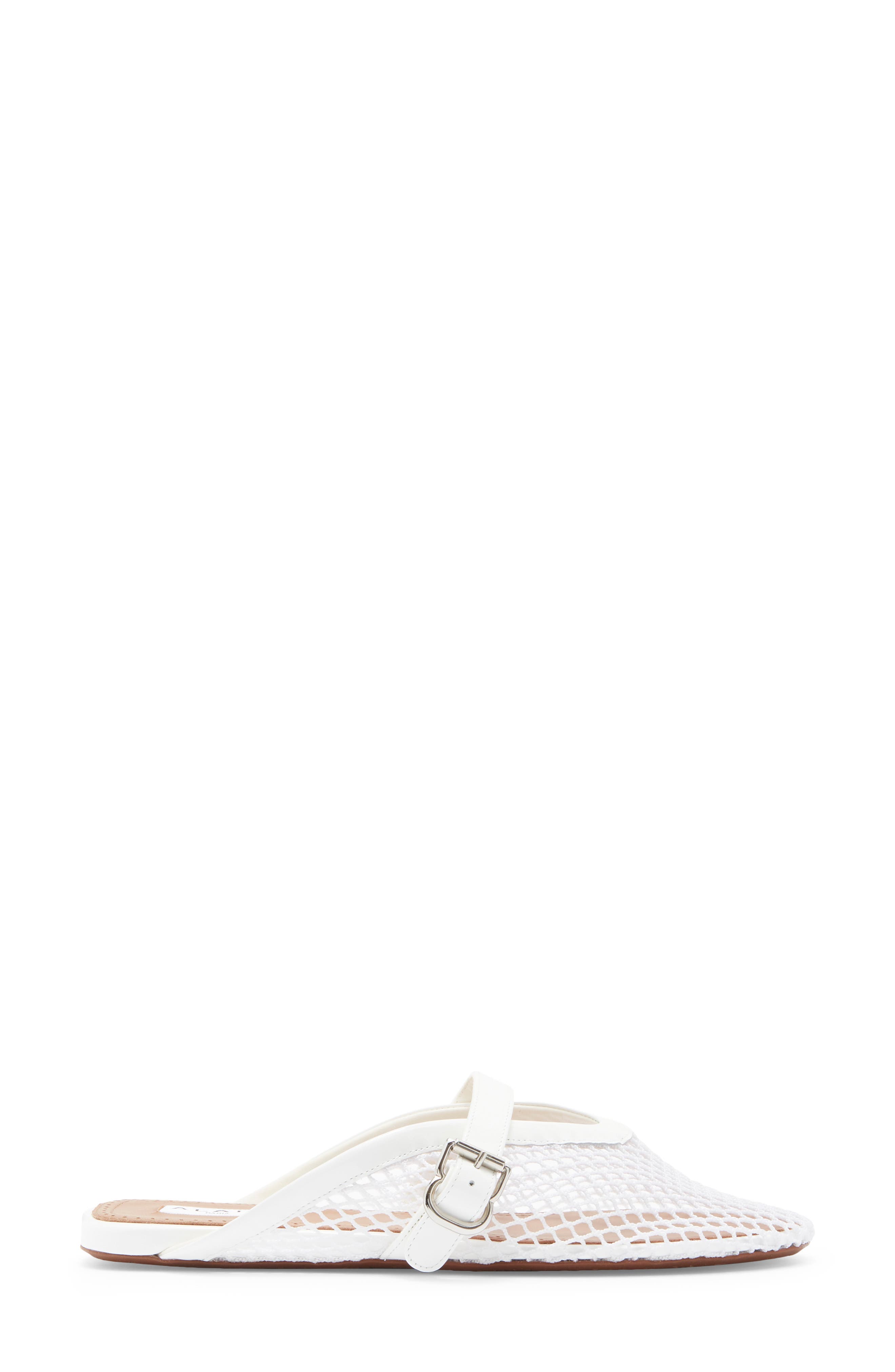 Mesh Mary Jane Mule, Alternate, color, BLANC OPTIQUE