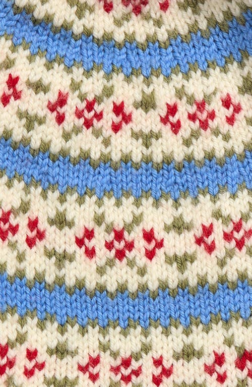 Bode Wedgewood Virgin Wool Pompom Beanie In Multi