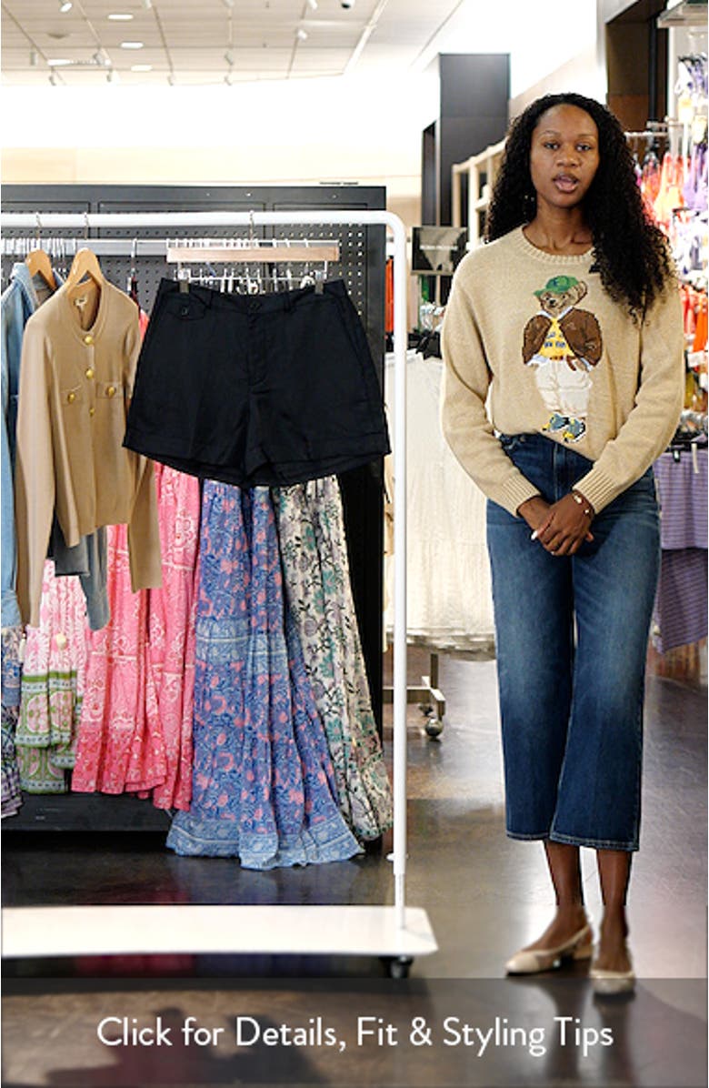 Pleated Twill Shorts, sales video thumbnail